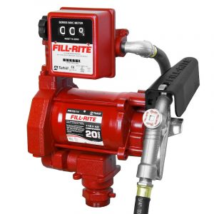 15 GPM, 115V AC 60 Hz Pump, 3/4 in. x 12 ft. Hose, 3/4 in. Manual Nozzle, 807C Gallon Meter
