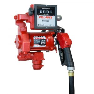 19 GPM, 115V AC 60 Hz High Flow Pump, 1 in. x 18 ft. Hose, 1 in. Ultra High Flow Automatic Nozzle (Truck Stop Spout and Red Cover), 901C Gallon Meter